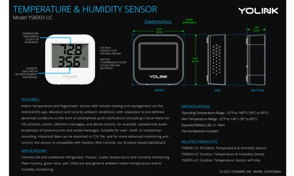 Temperatūras un mitruma sensors - Image 3